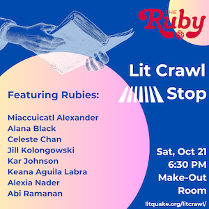 Litcrawl reading with The Ruby