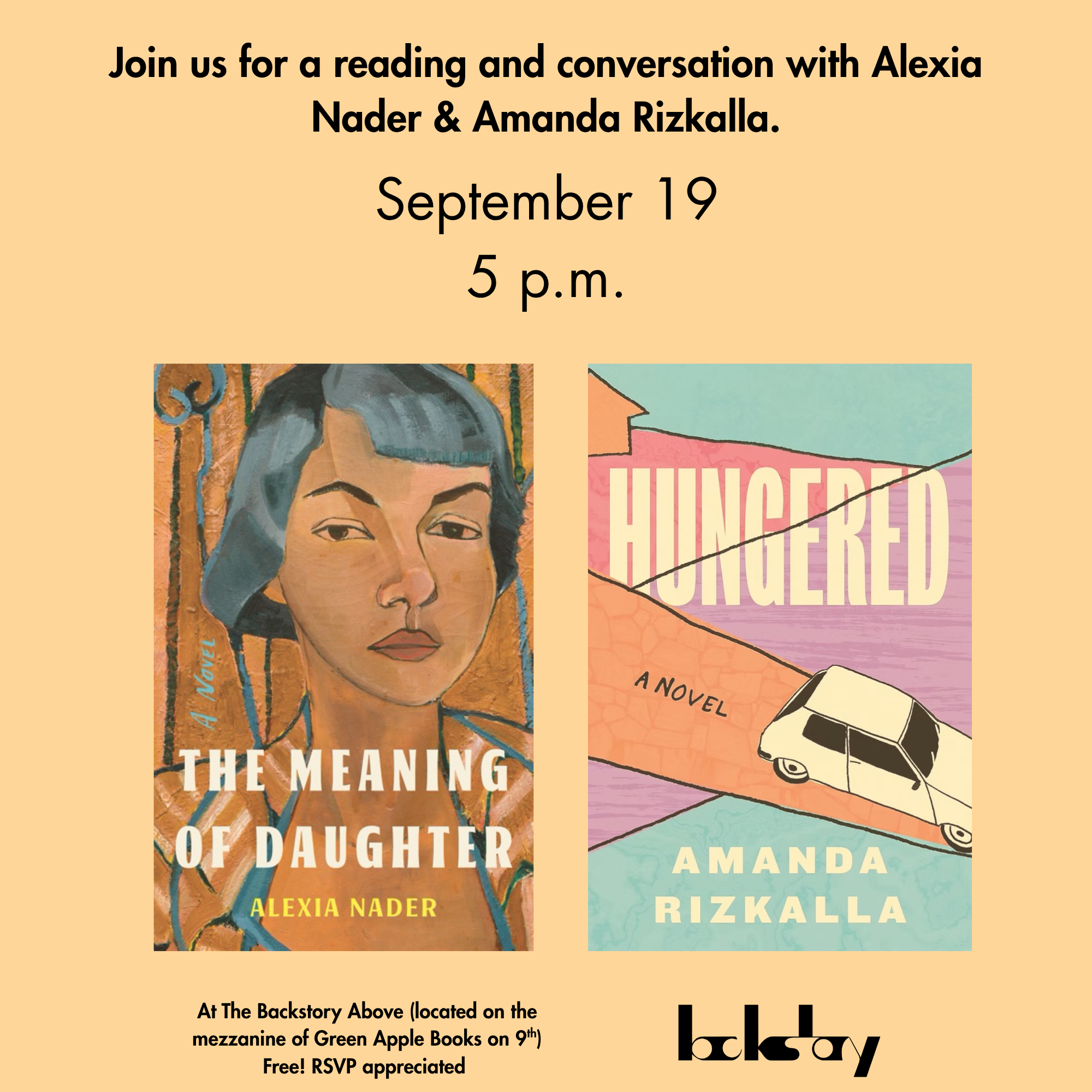 Alexia Nader & Amanda Rizkalla: A Reading and Conversation 