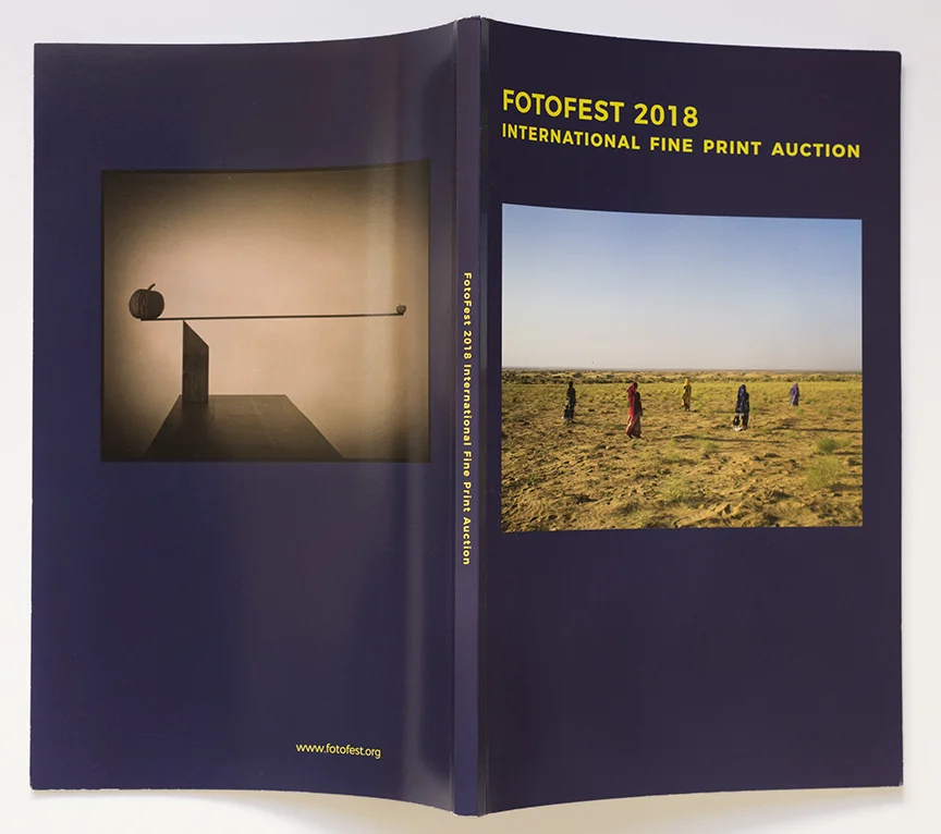FotoFest 2018 Auction Catalog Back Cover: Untitled #1 from the Gravity series