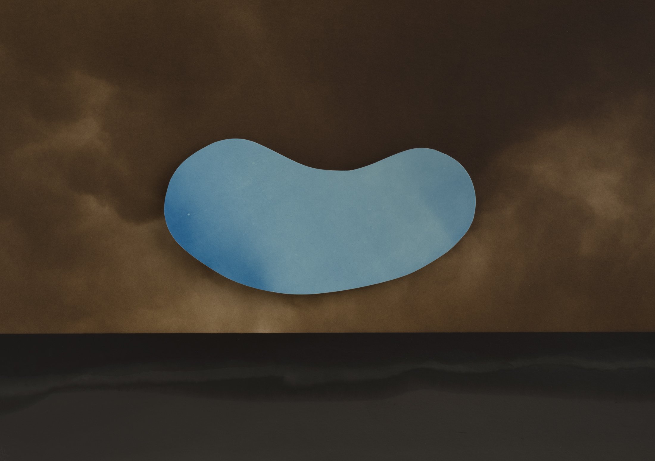 Sandsturm mit blauer Wolke - Sandstorm with Blue Cloud