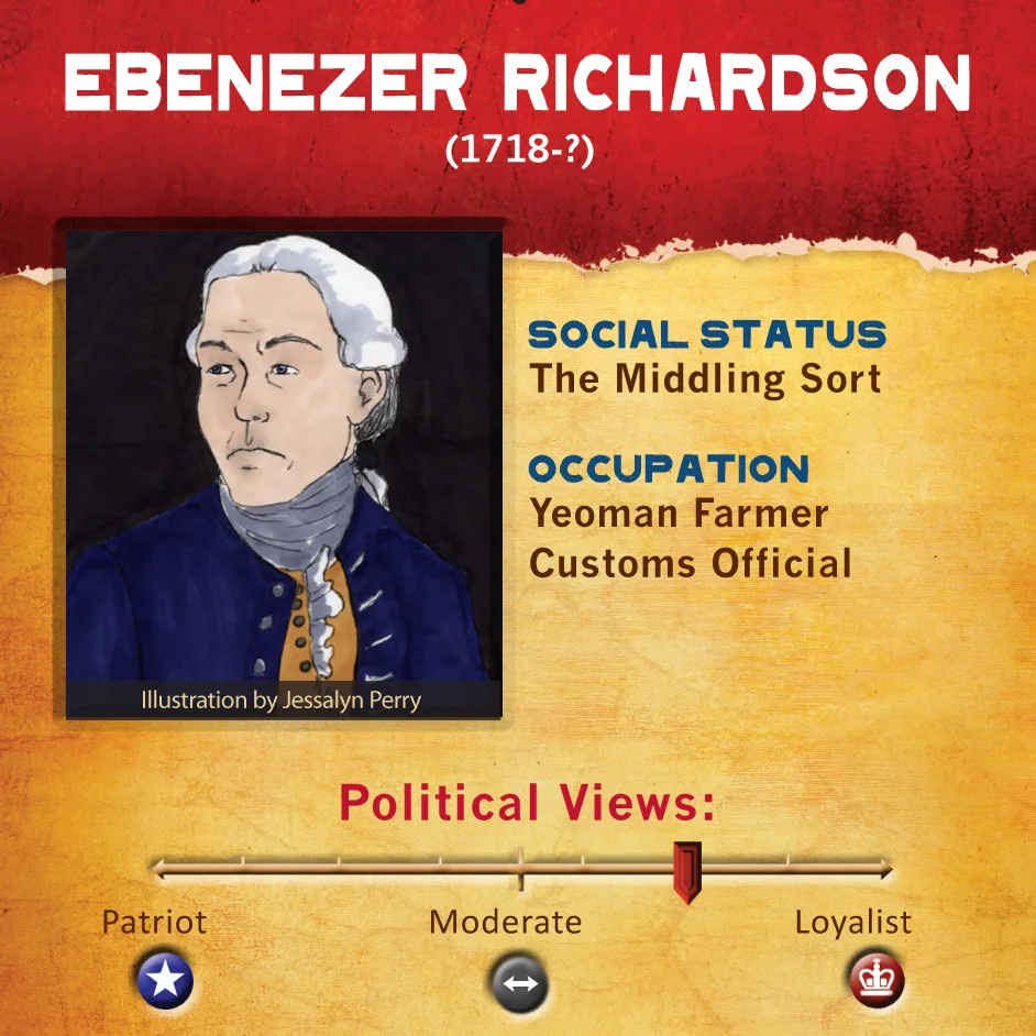 Ebenezer Richardson — Revolutionary Characters