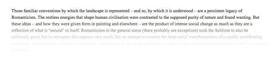 Darren Campion writes about my work and its relationship to Romanticism on the Paper Journal