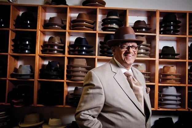 Lemmel Fields, hat shop owner and Pops' friend. This man obviously knows how to wear a hat.