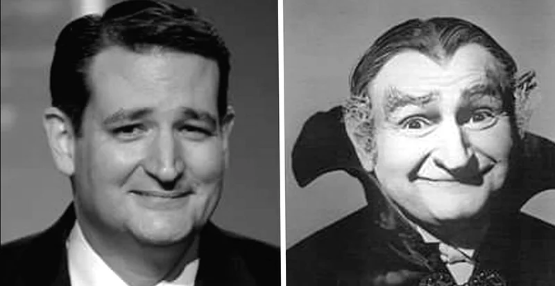 candidate cruz and grandpa munster
