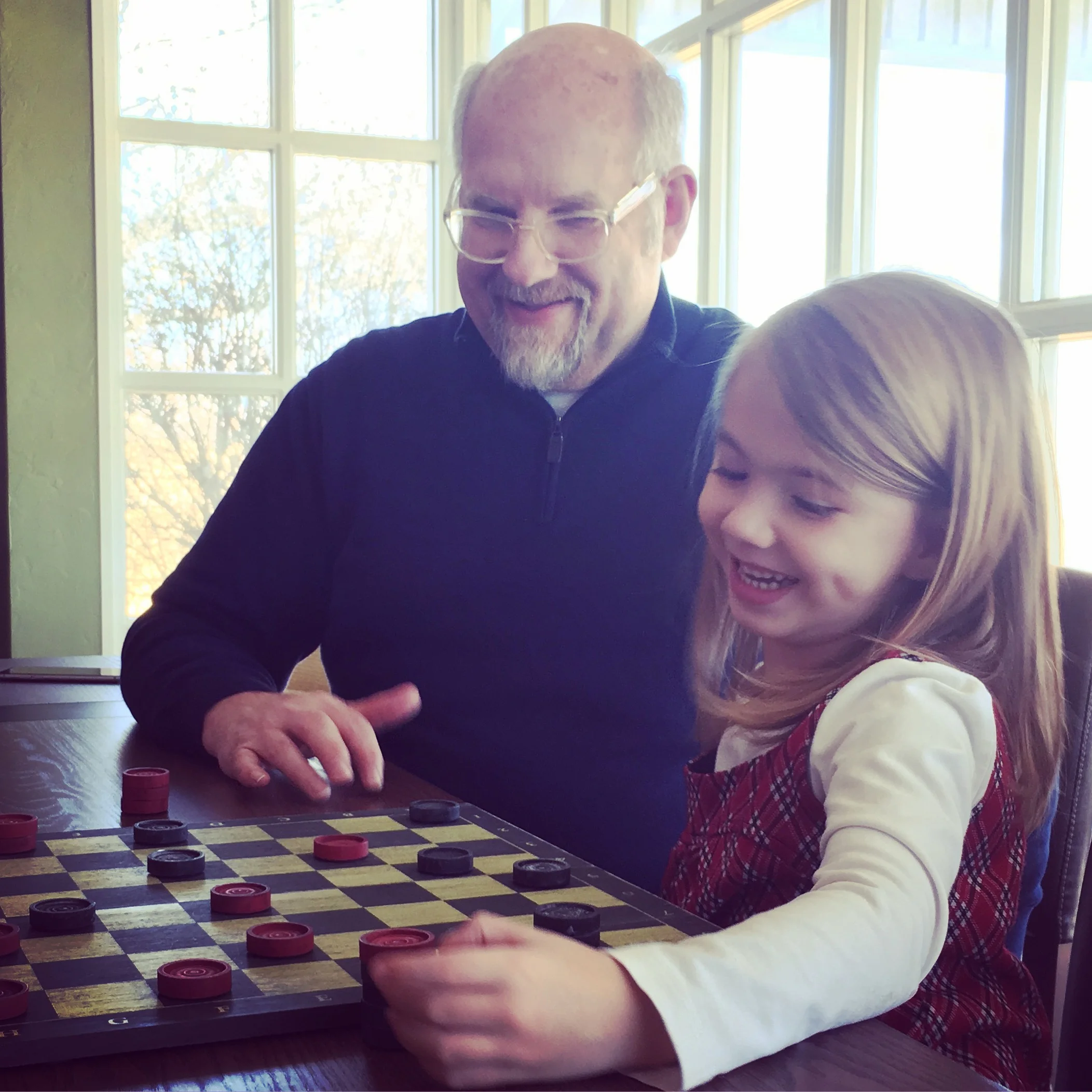 Harper & Pops & Checkers