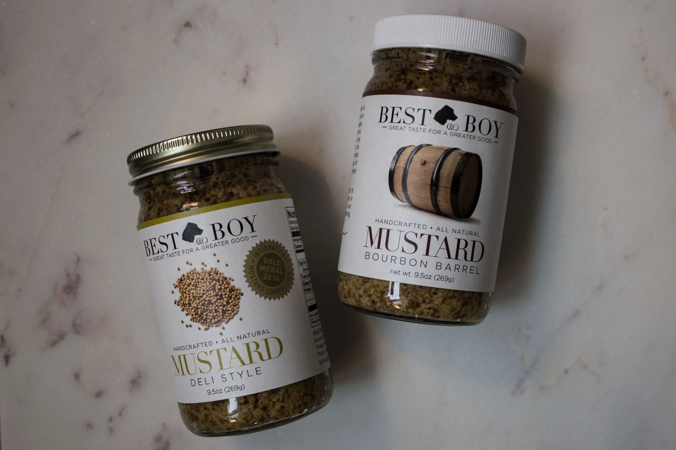 Rich and tangy stone ground mustards elevate sandwiches as well as homemade dressings and marinades.