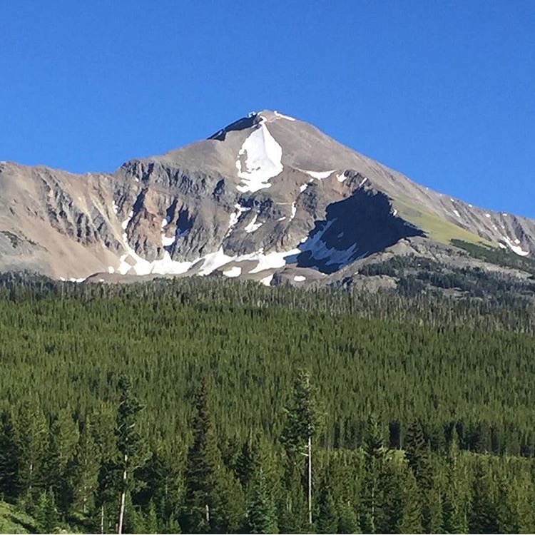 The view of Lone Peak from the back door of The Trove West. Not too shabby!