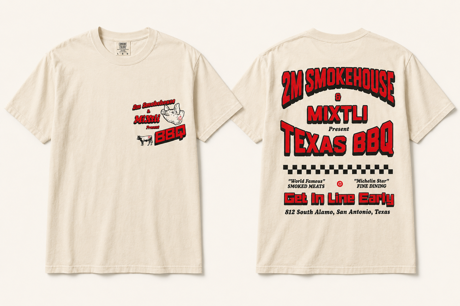 2M Smokehouse x Mixtli t shirt by Southtown Supply!