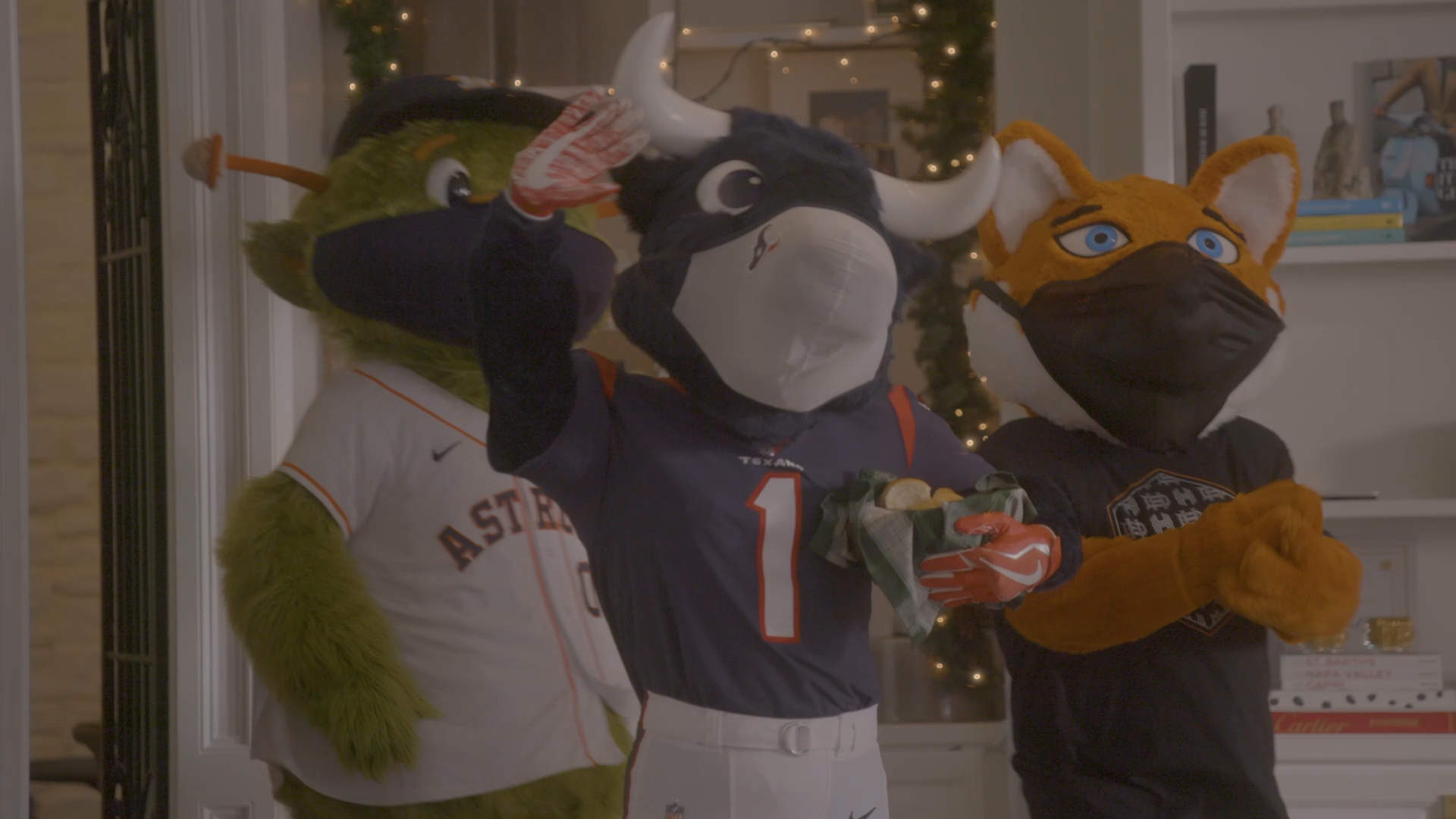 City of Houston "Mask Up Mascots"