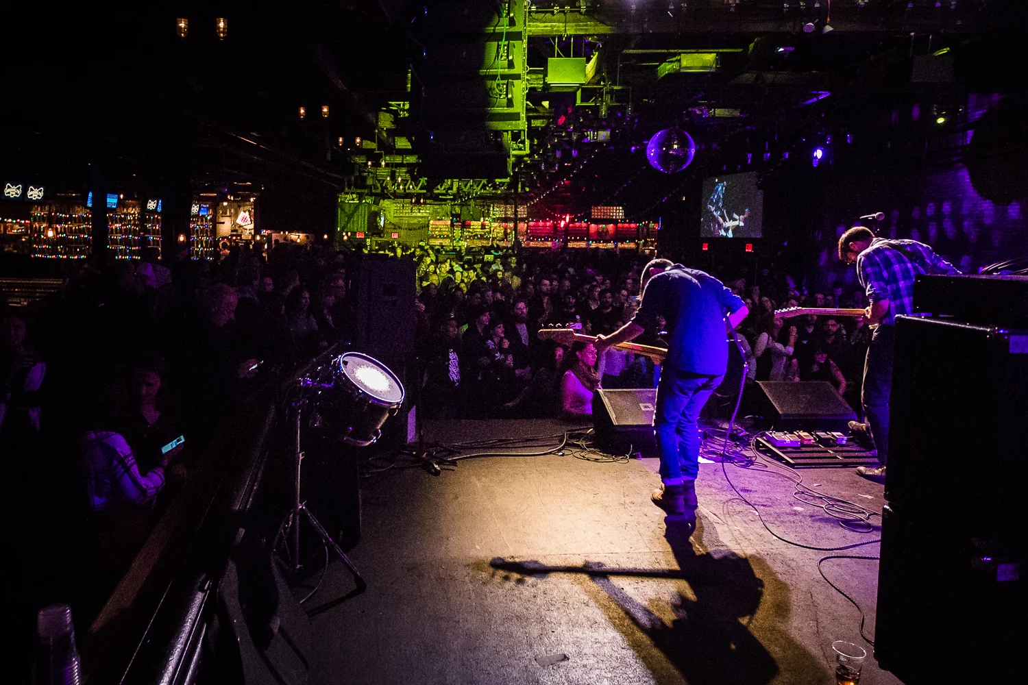 View from the backstage at the last few minutes of the concert.