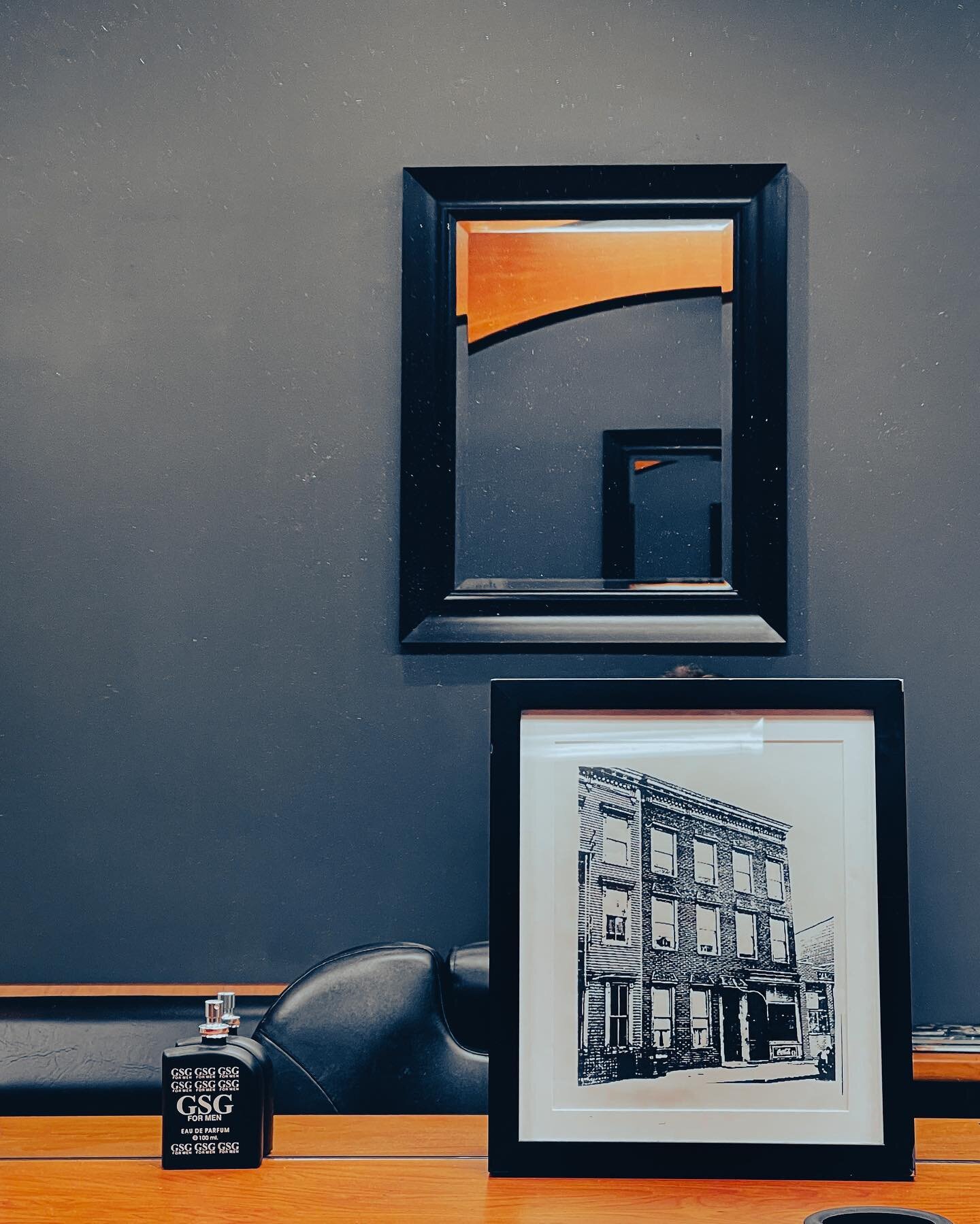 From my &ldquo;Local Shops&rdquo;: Barber on Lorimer St.

#barbershop #lorimerstreet #williamsburg #localstores #localshops  #abstractart #mirror