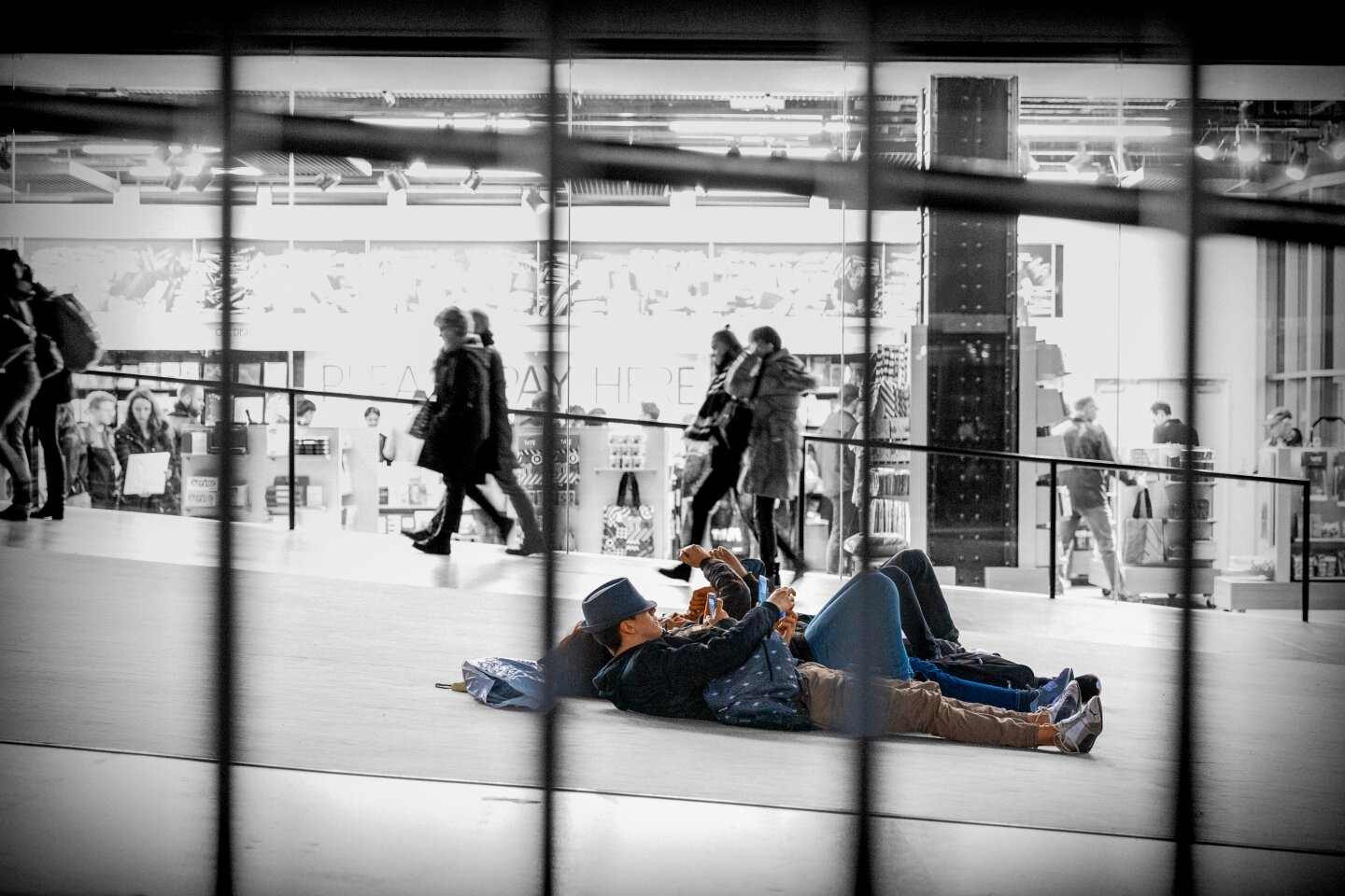 From my &quot;Being a Tourist&quot; Series: Point of View at the Tate Gallery

#artmuseum #tategallery #tatemodern #tourists #prepandemic #london #southbank #tateturbinehall