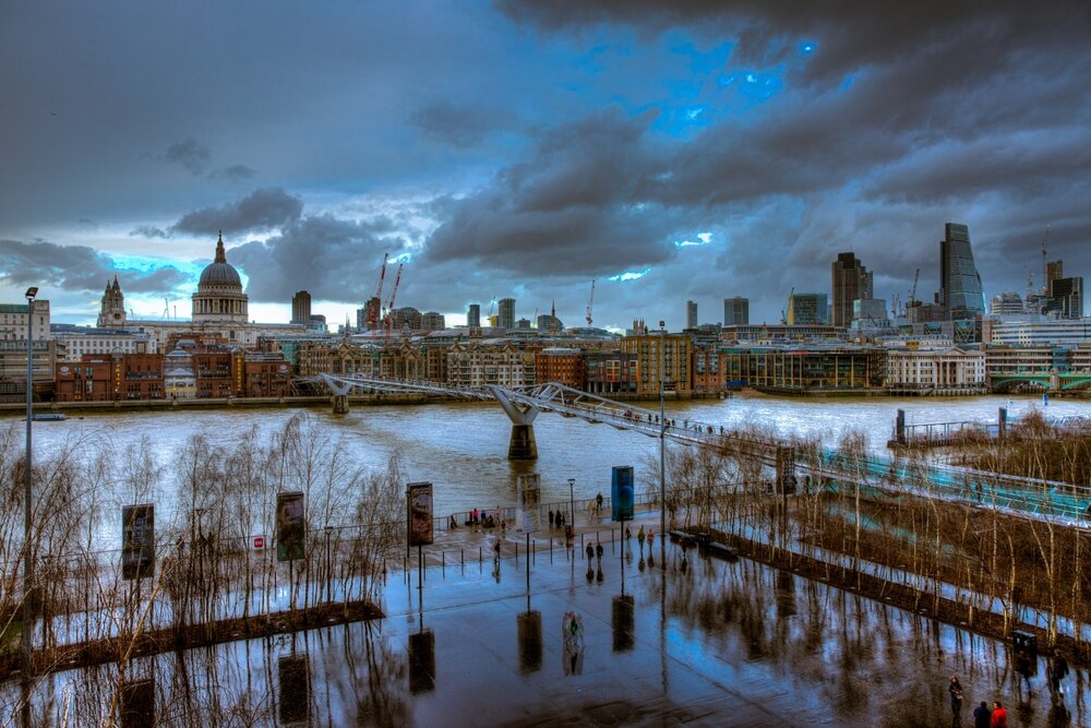 From my &quot;My best place in the World&quot; Series: London view from the Tate Modern

#London #TateGallery #TateModern #saintpaulcathedral #CityofLondon #londonfinancialdistrict #thamesriver #milleniumbridgelondon #urbanscape #landscapephotography