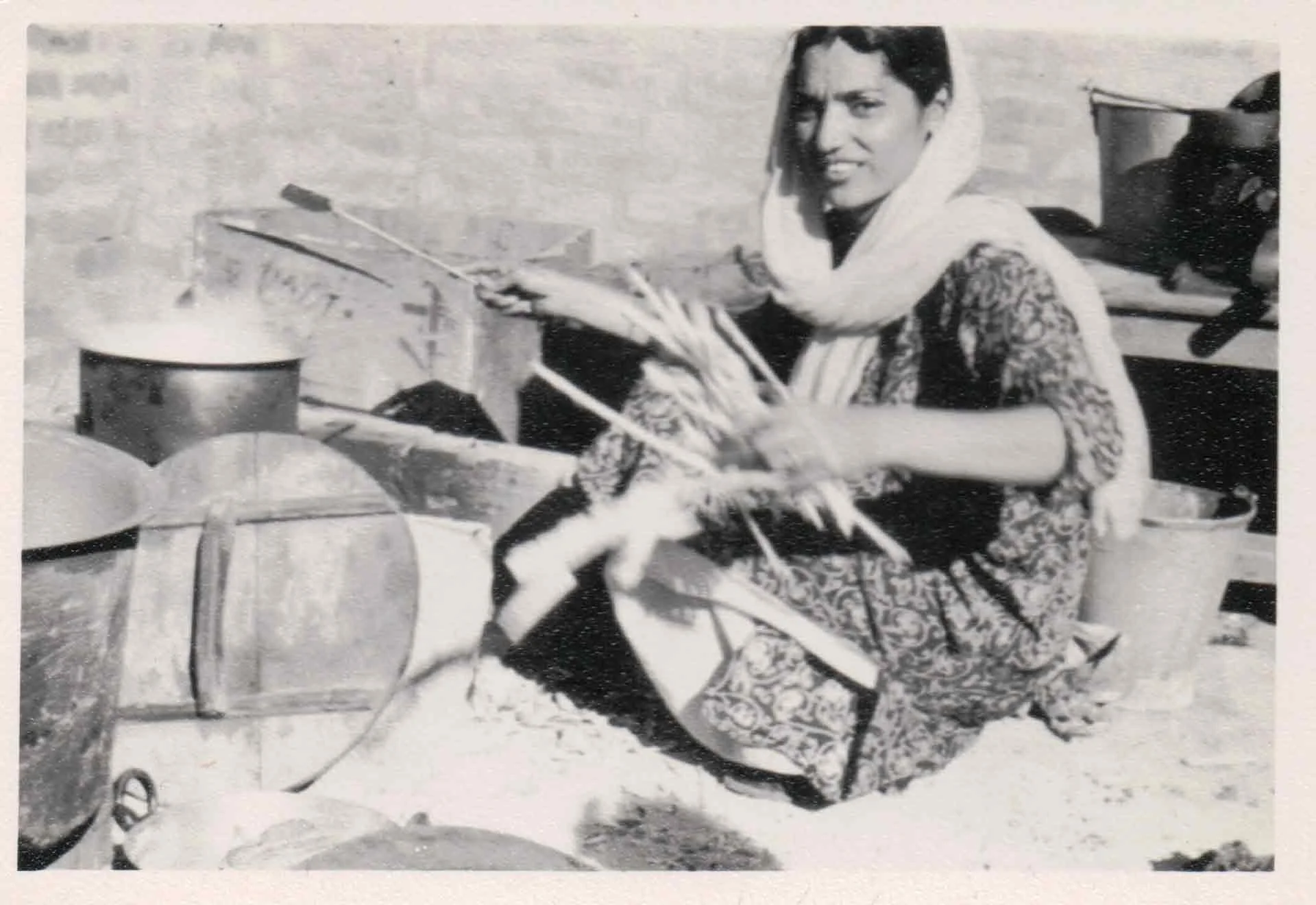 Cooking, Hari Farm - 1959
