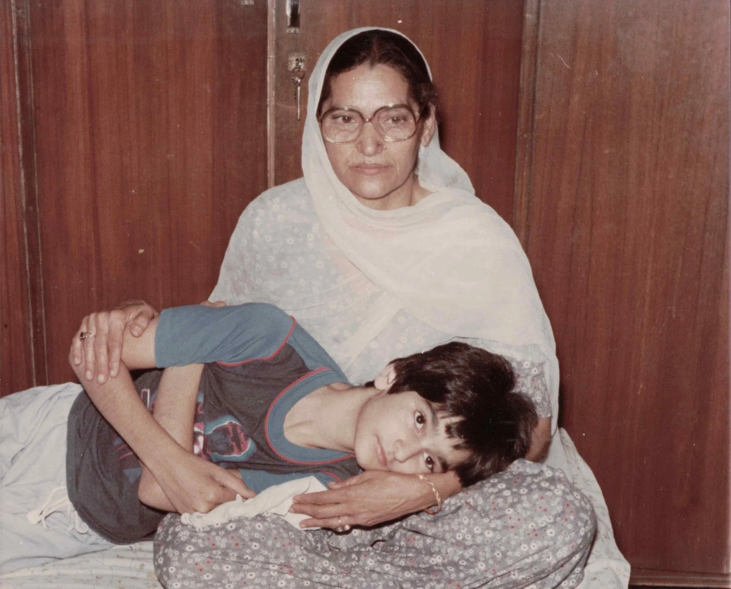 Raminder’s first grandson, Azad, six months after Amrik’s death. Delhi - 1982