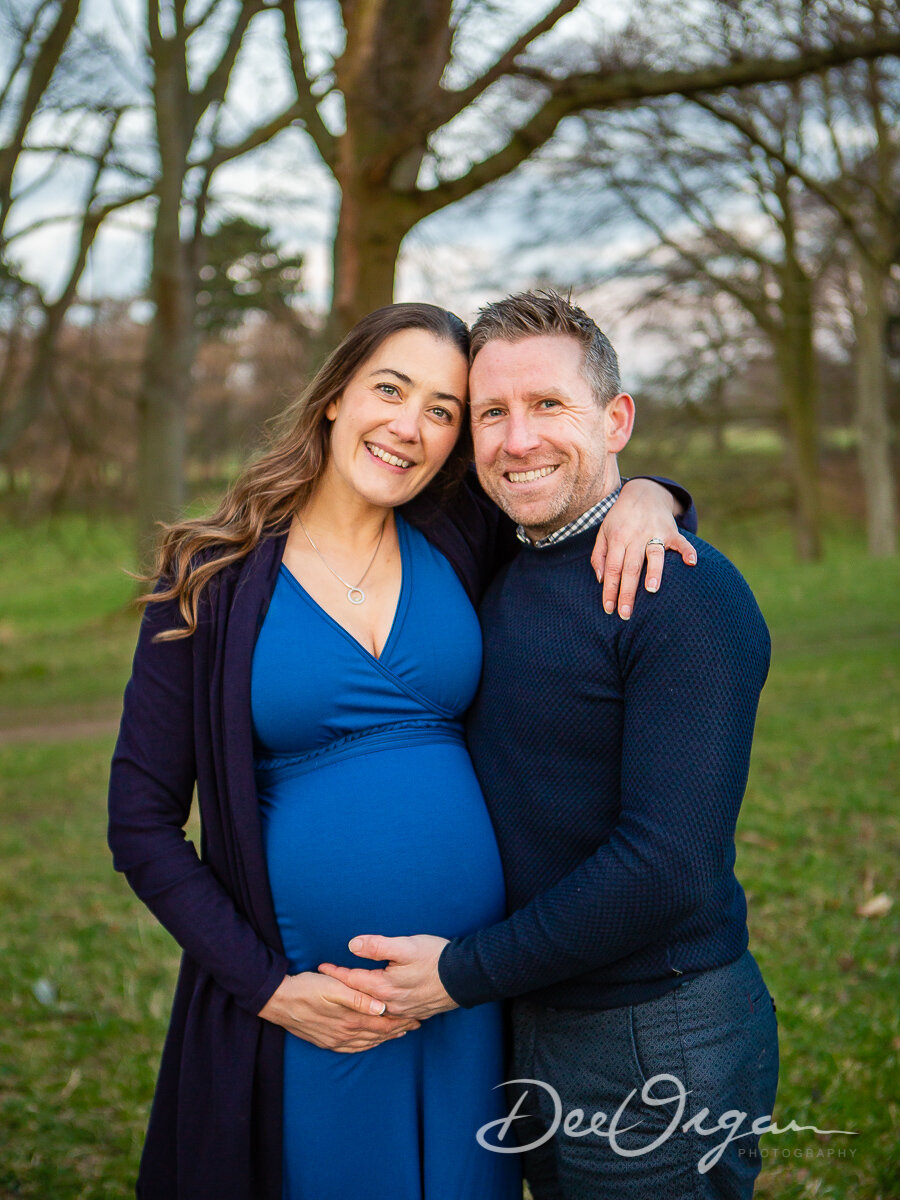 Maternity couple portrait