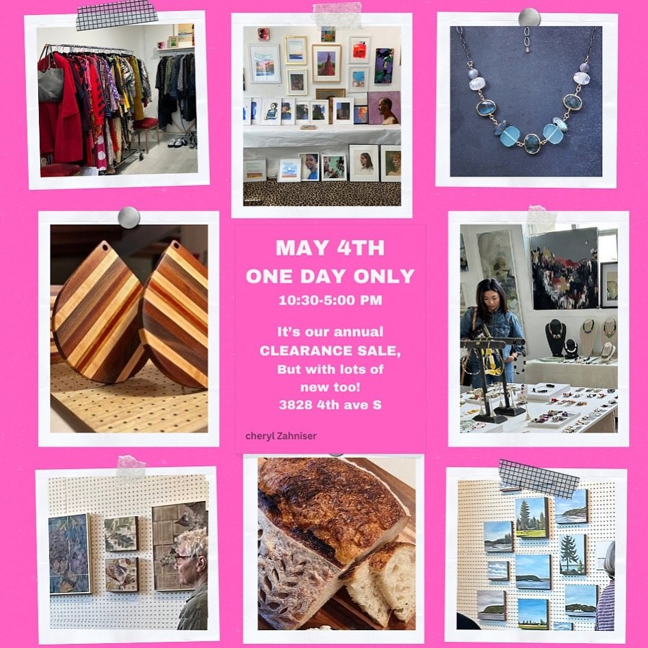 It&rsquo;s almost time for our annual Studio Clearance Sale! I&rsquo;ll have a huge selection of Calliope sale items plus one of a kind and in the other studios we&rsquo;ll have gorgeous things from: 
Christie Coxley- encaustics
Linda Bonica - painti