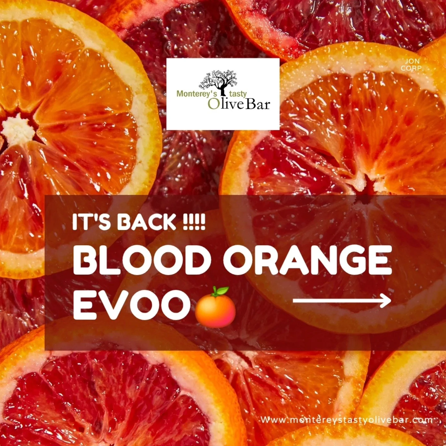 Guess what's back?!!!!!🎉 Our vibrant Blood Orange Olive Oil is officially RESTOCKED! 🍊✨ Get ready to drizzle this citrusy goodness😋 The bright, zesty flavor is simply irresistible!!!!!!!! 

Don't miss out &ndash; grab yours before it's gone again!