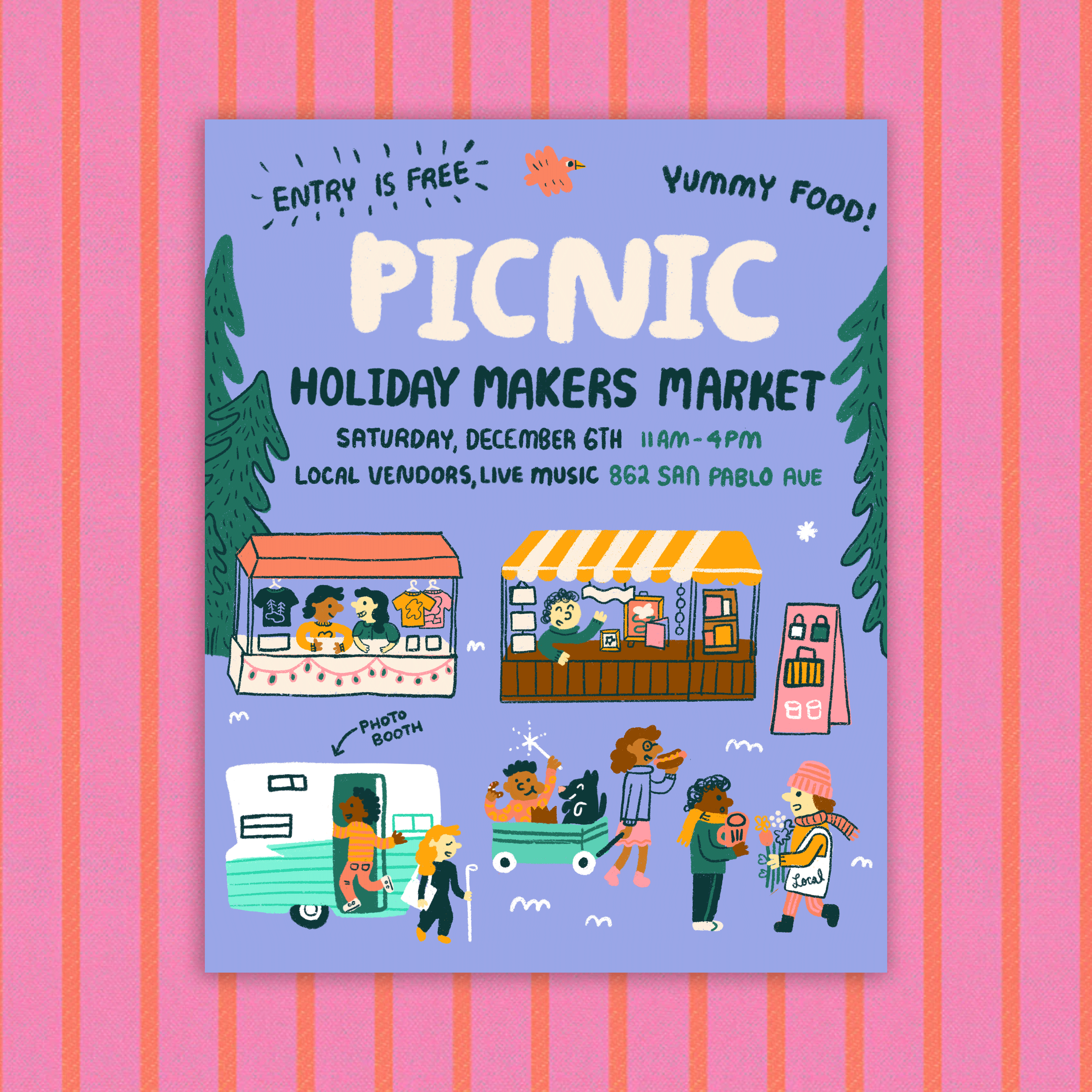 Picnic Holiday Makers Market