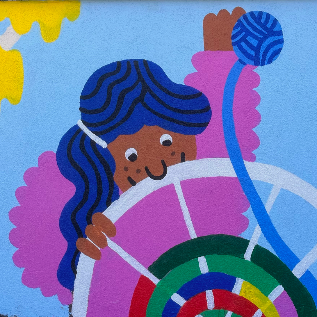 Harding Elementary mural