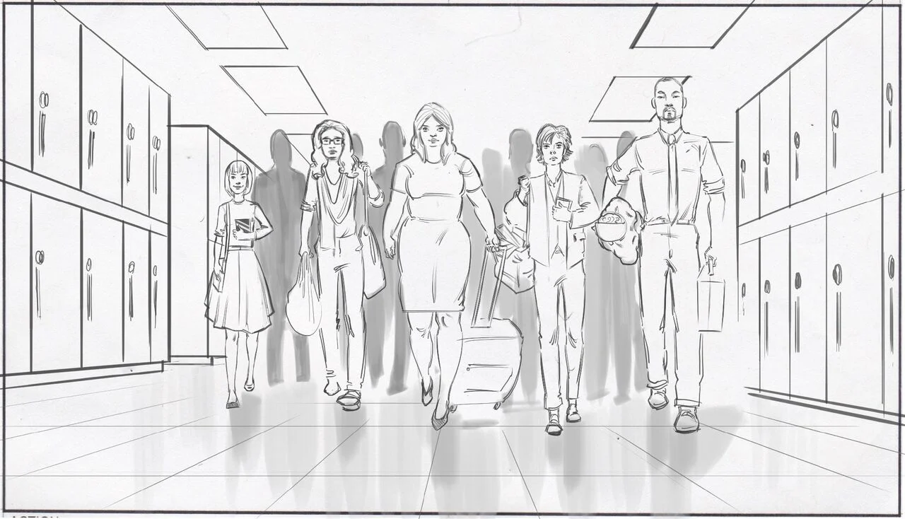 Story Board: "Superheros"