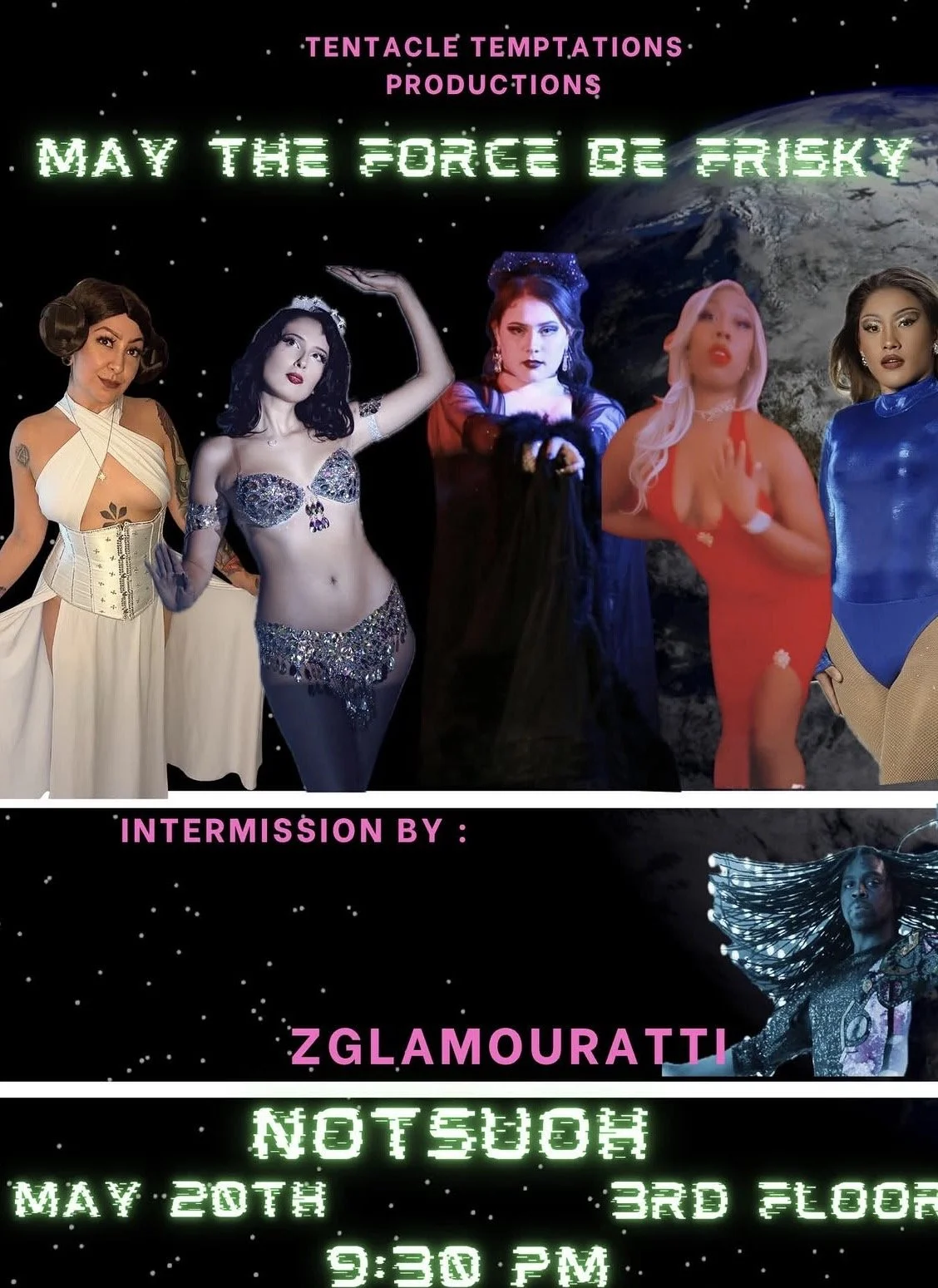 May the Force be Freaky : Free Burlesque Show from Tentacle Productions 