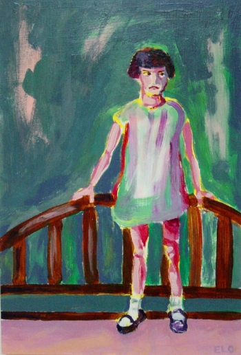 Girl with bangs