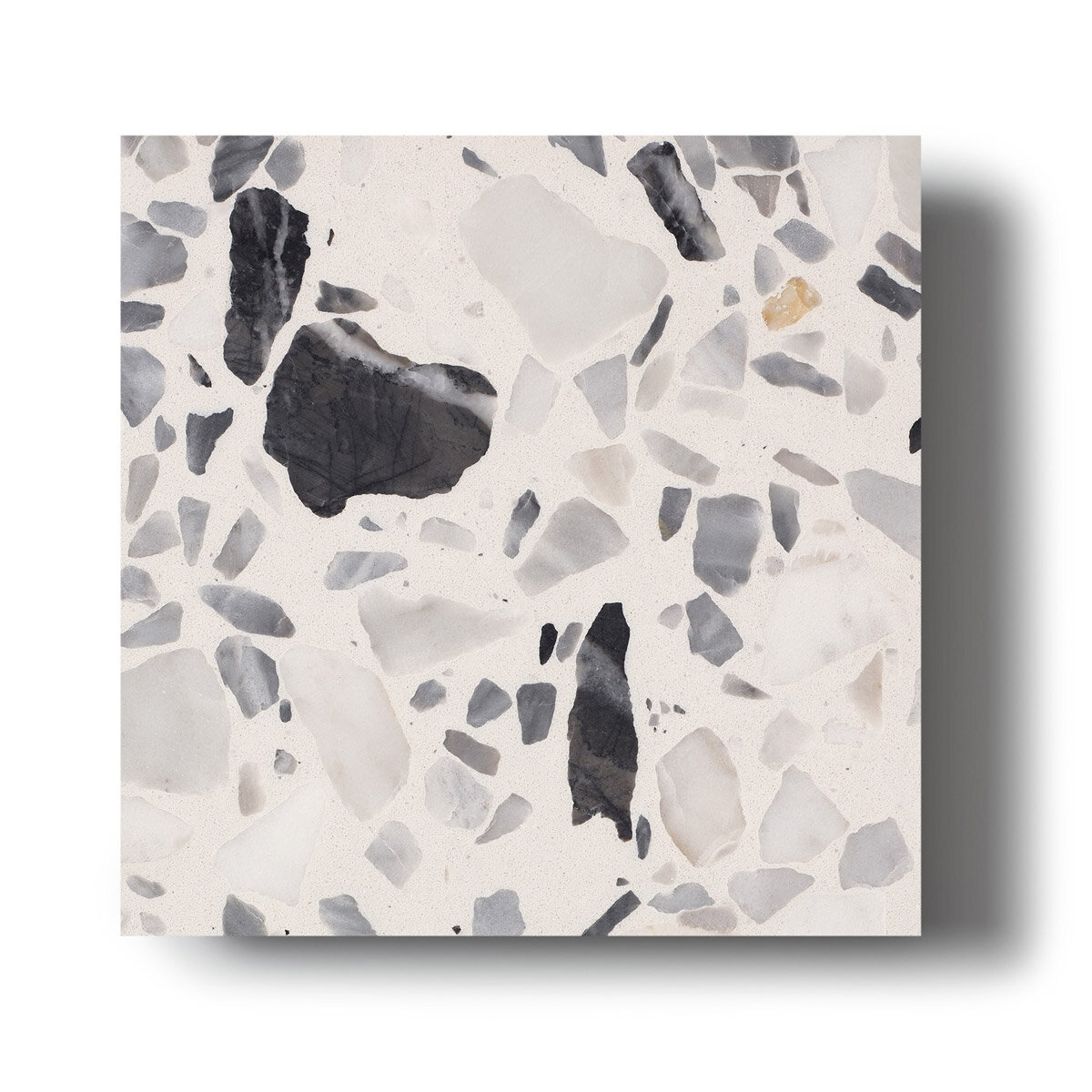 Sample of Fibonacci Abstrakt terrazzo tile