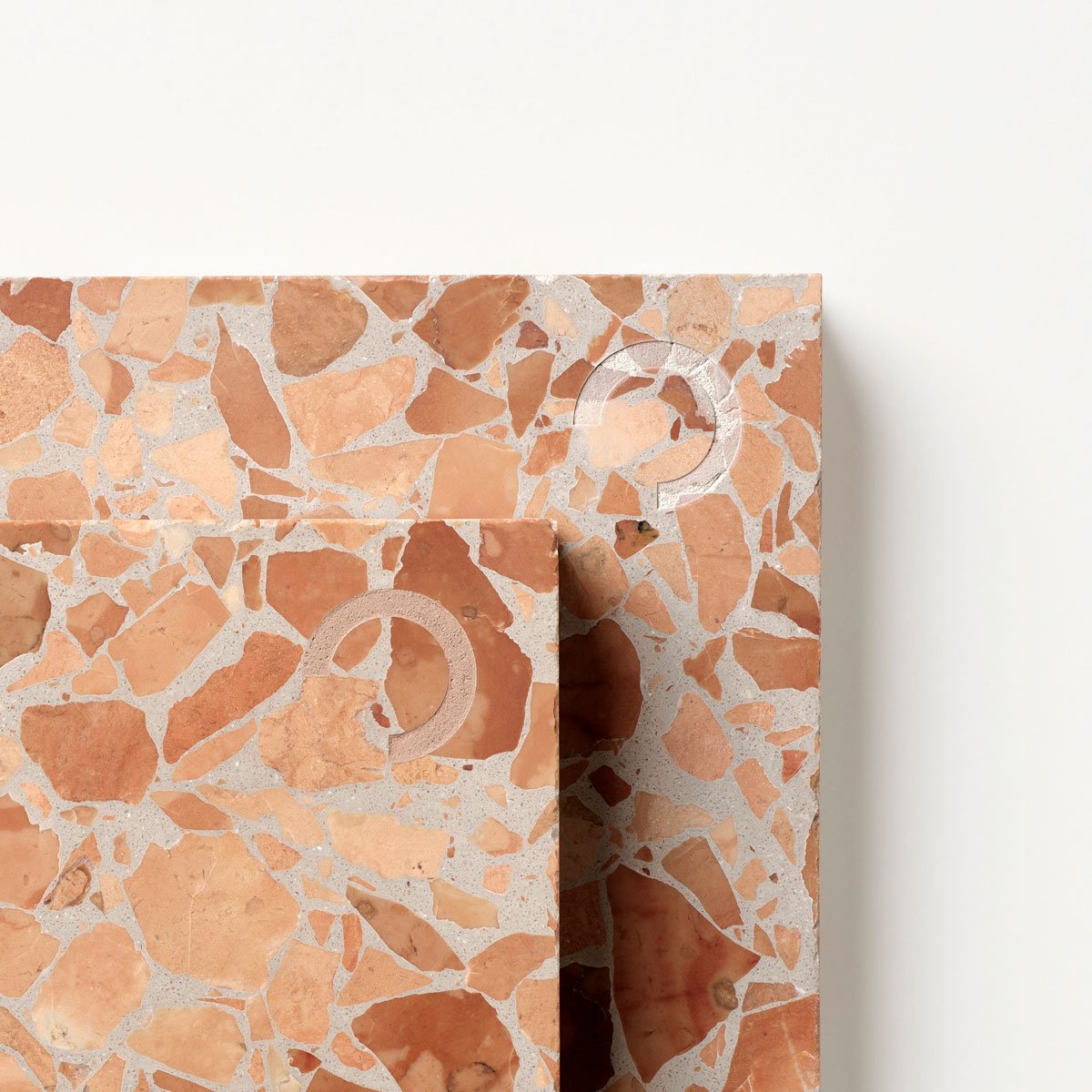 Various shapes of Fibonacci Llama terrazzo