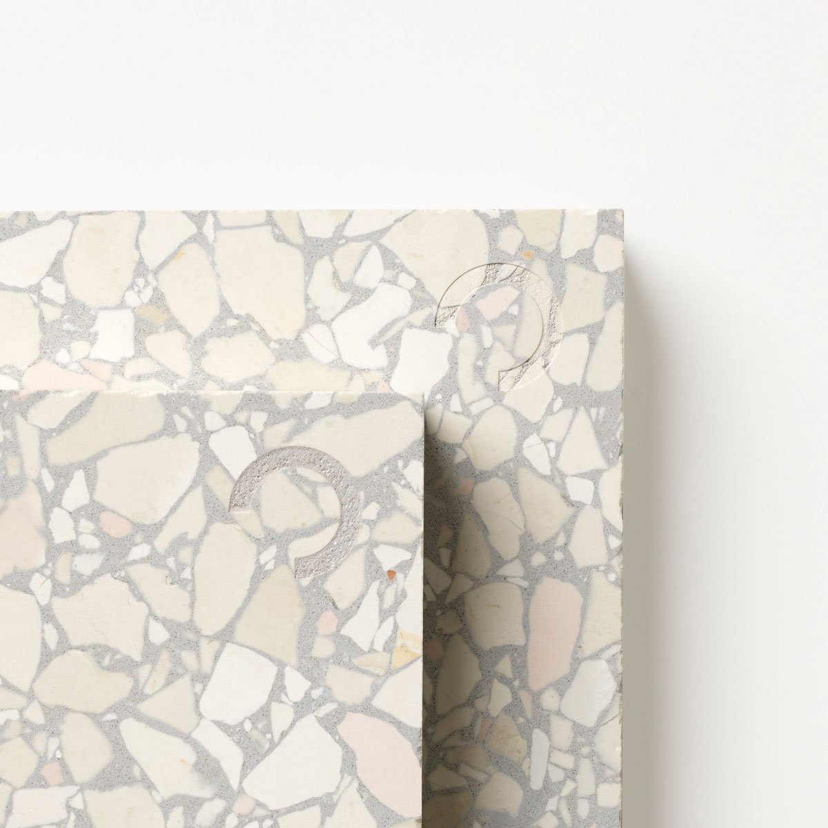 Various shapes of Fibonacci Sugar Sugar terrazzo