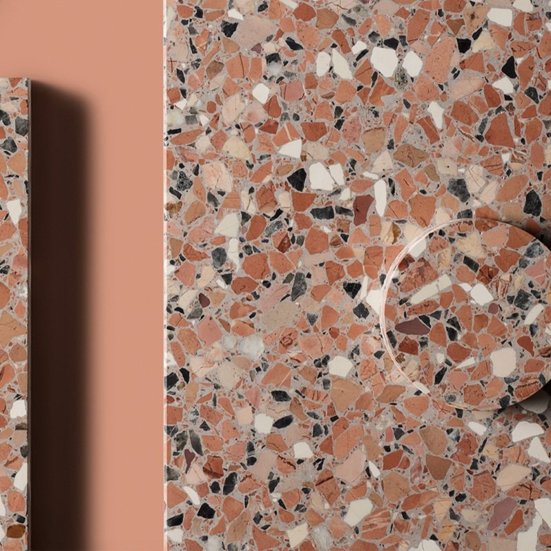 Various shapes of Fibonacci Fatima's Reflection terrazzo