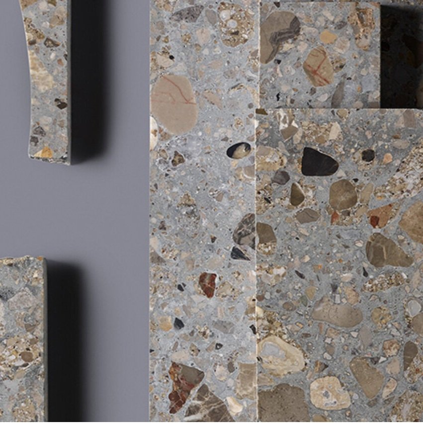 Various shapes of Fibonacci Graduate terrazzo