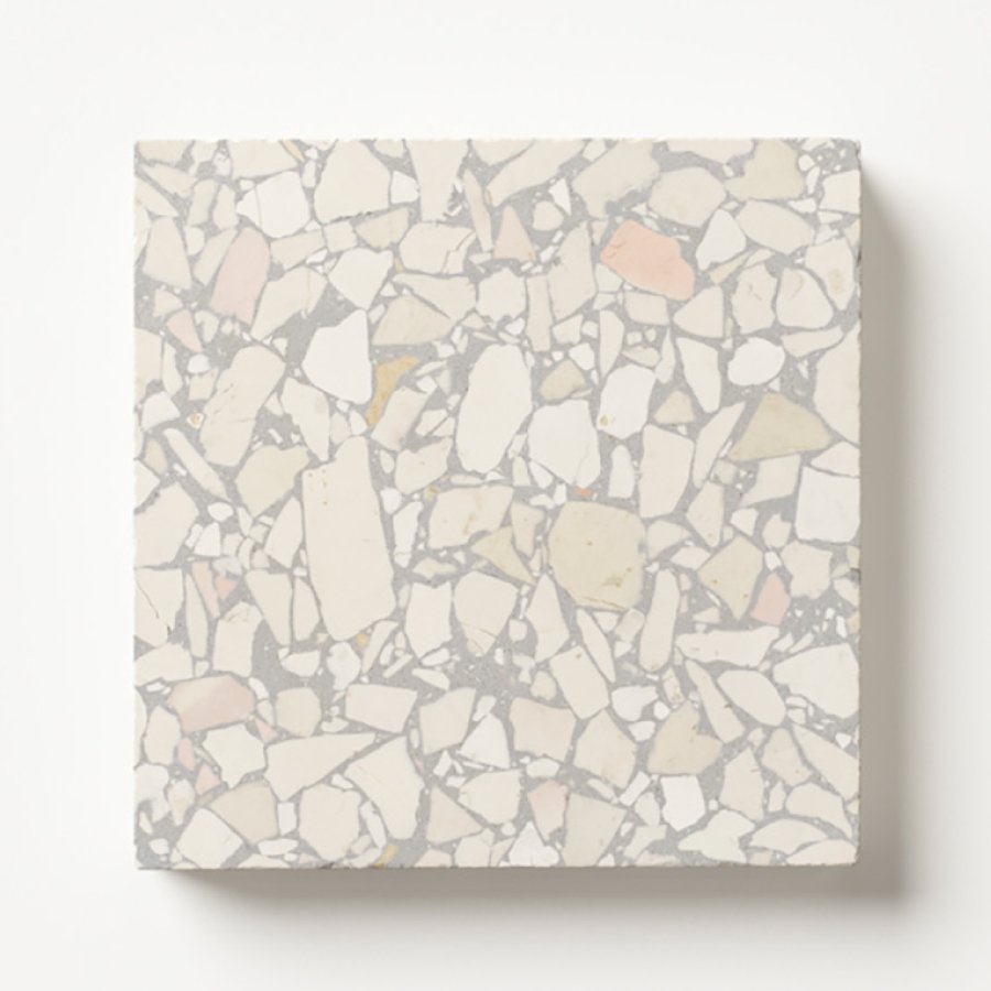 Sample of Fibonacci Sugar Sugar terrazzo tile
