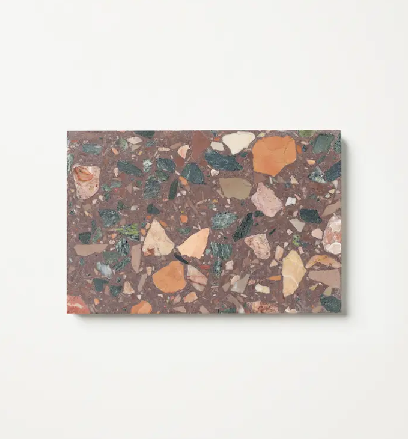 Terrazzo sample tile - Fruitcake