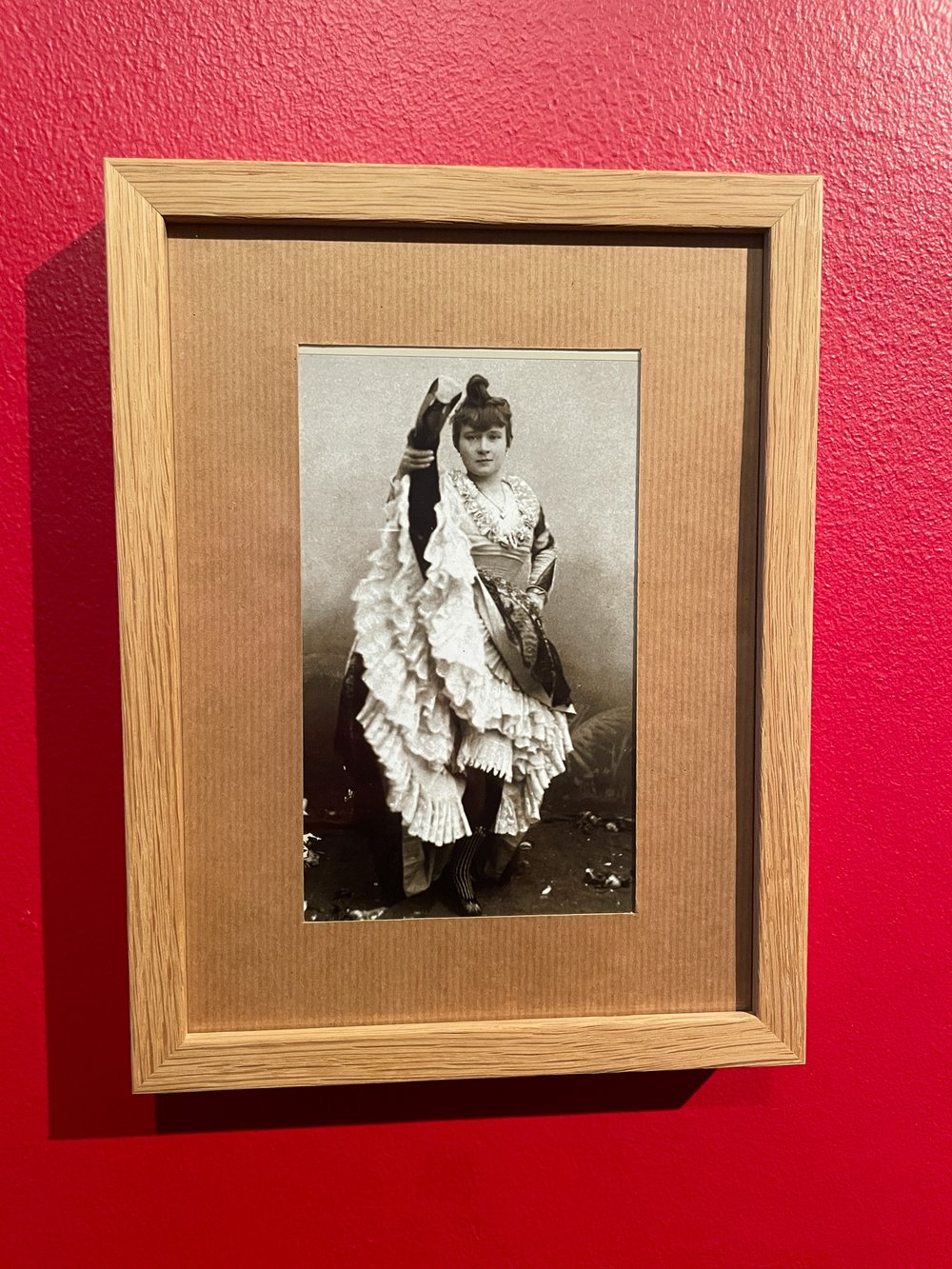 can can dancer portrait in montmartre museum.JPG