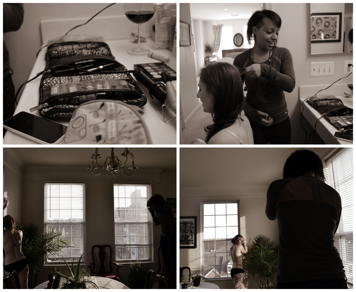 behind the scenes