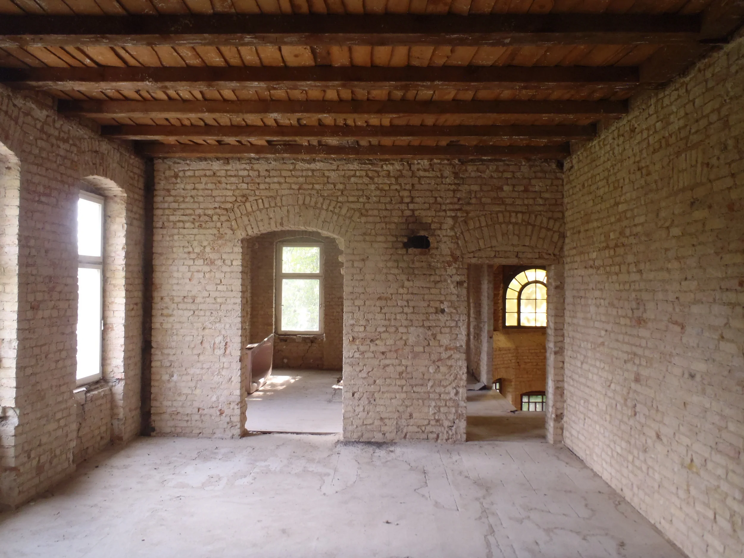 Villa - Inneraum nach Entkernung