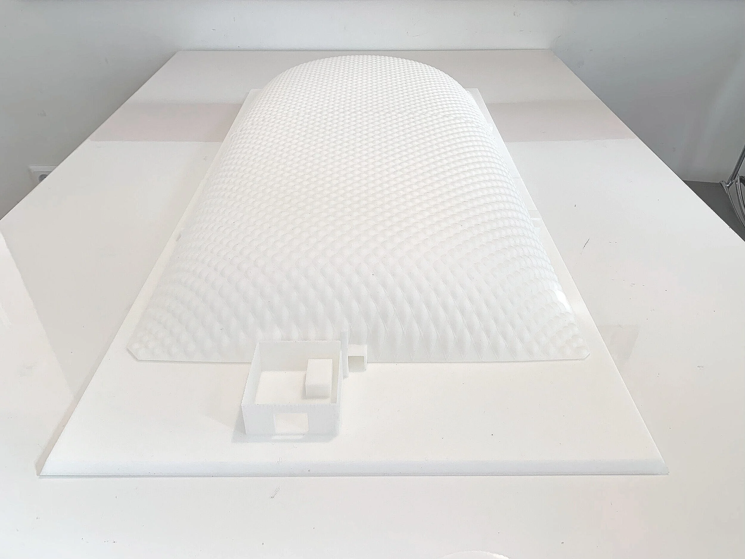 3D-Modell eines Care Domes - Hülle