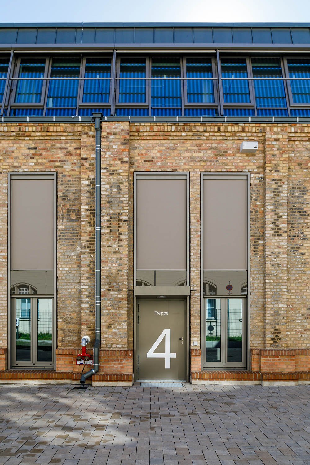 Ziegelbau-Fassade nach Fertigstellung