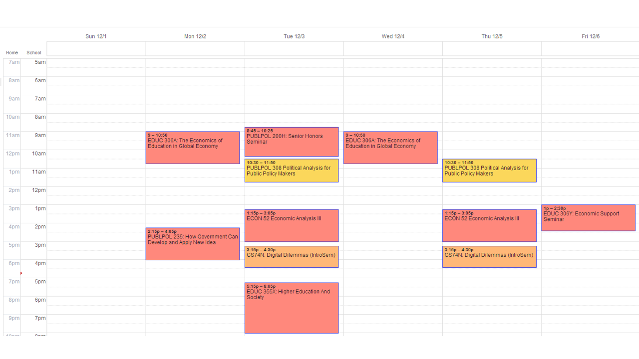 Roman Larson Finalized Course Schedule Fall 2013.png