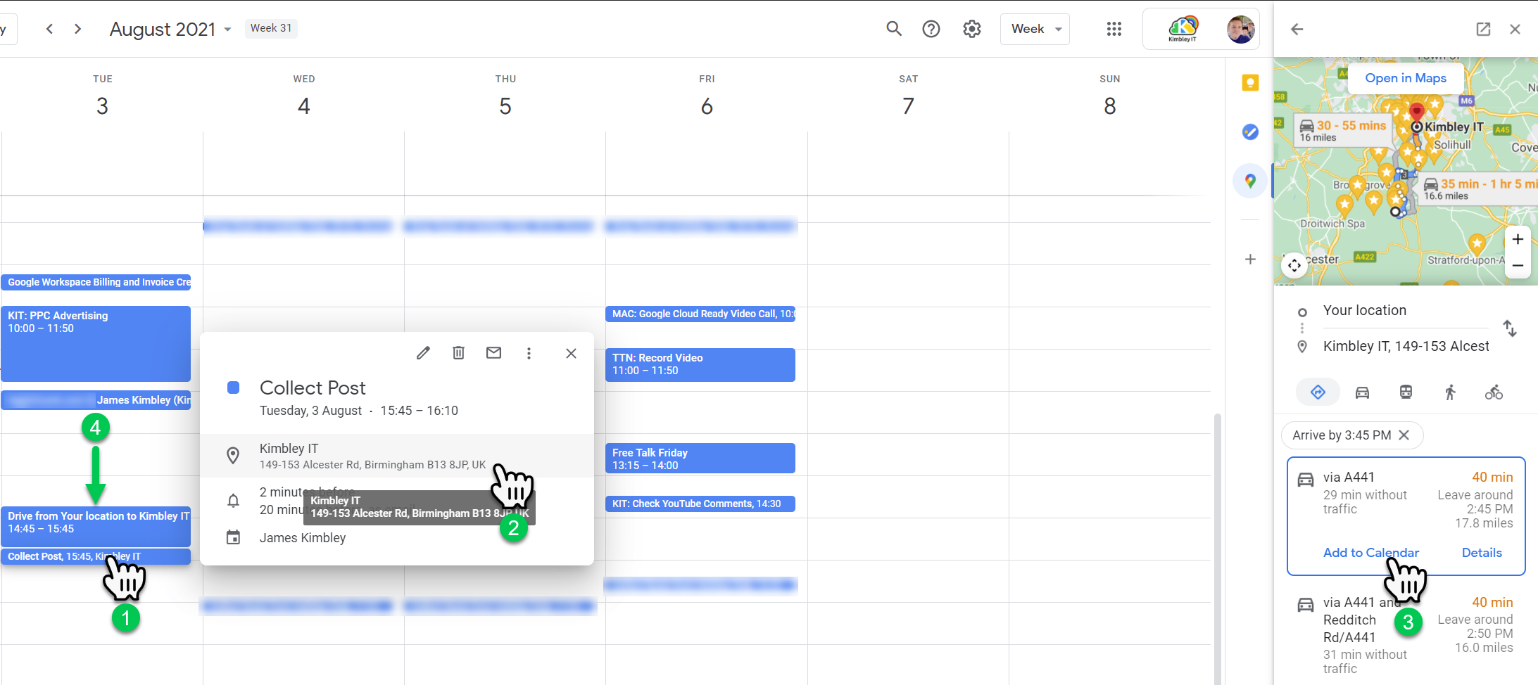 Did You Know You Can Add Travel Times To Events In Google Calendar 