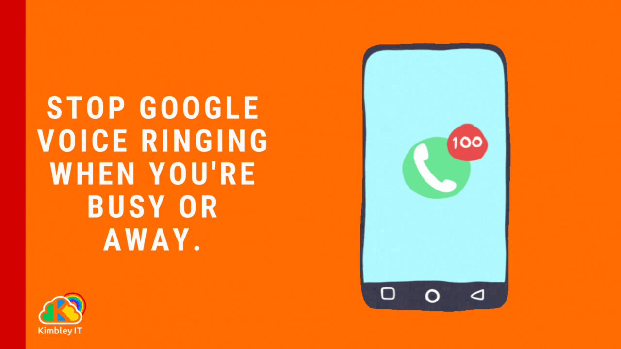 How to set up Google Voice so it doesn't ring when you're busy or away.