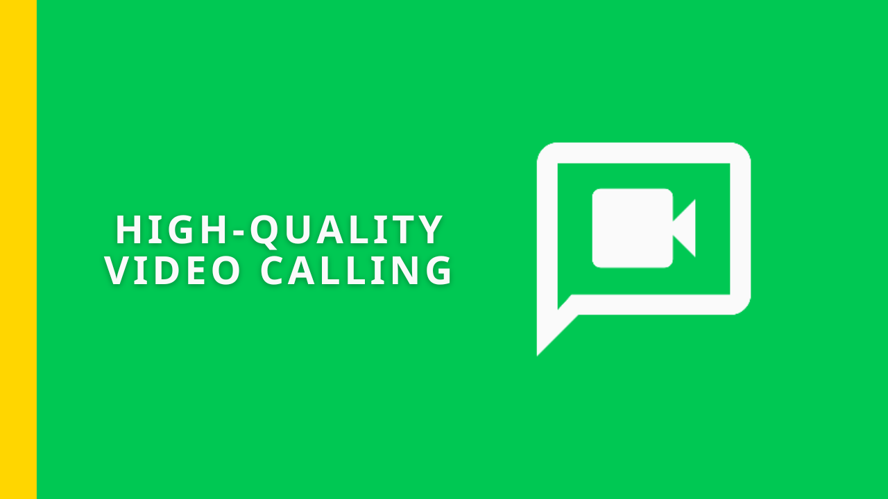 High-quality video calling with Google Meet.