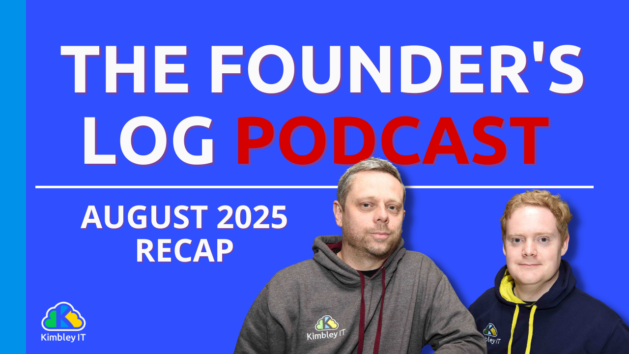 The Founder’s Log Podcast - August 2025 Recap