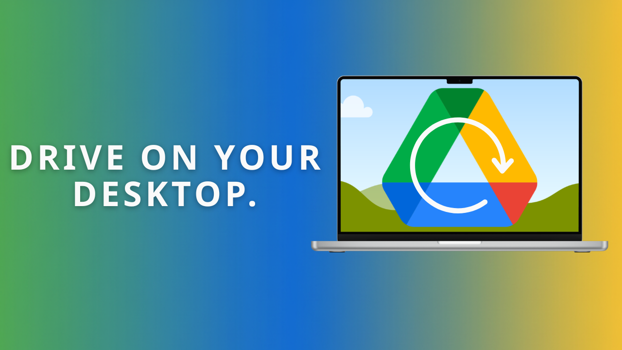 How to install Google Drive for desktop to access and sync your files.