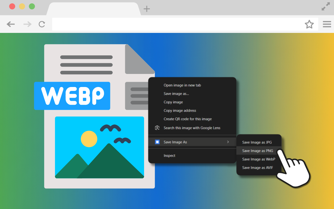 What is the best Chrome extension to save WebP and AVIF images as JPEGs?