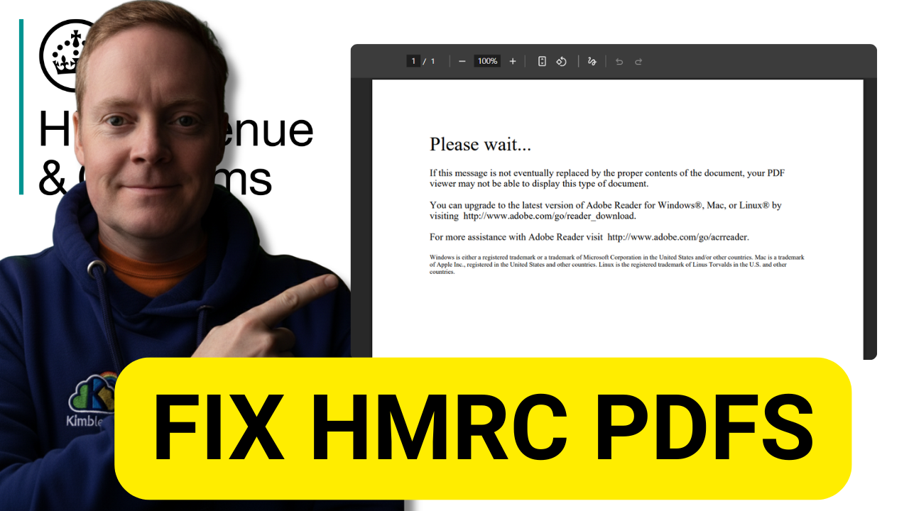 Why won't HMRC PDFs open in Chrome, and how do you fix it?