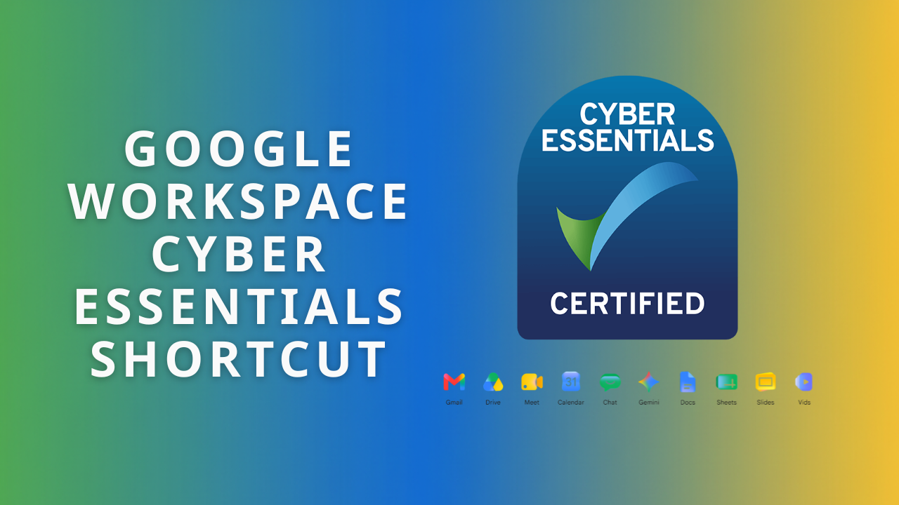 How do you pass Cyber Essentials on Google Workspace?