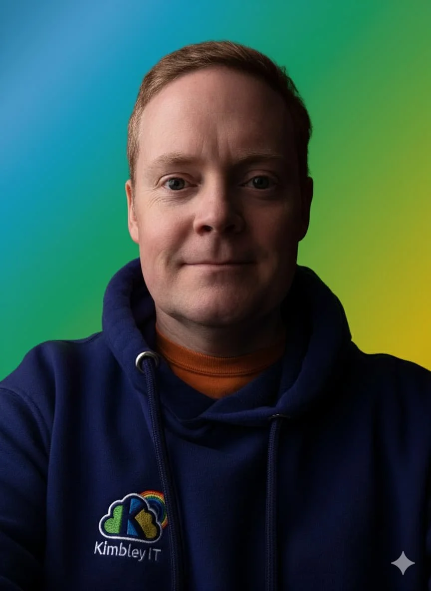 An image of James Kimbley, the founder of Kimbley IT.