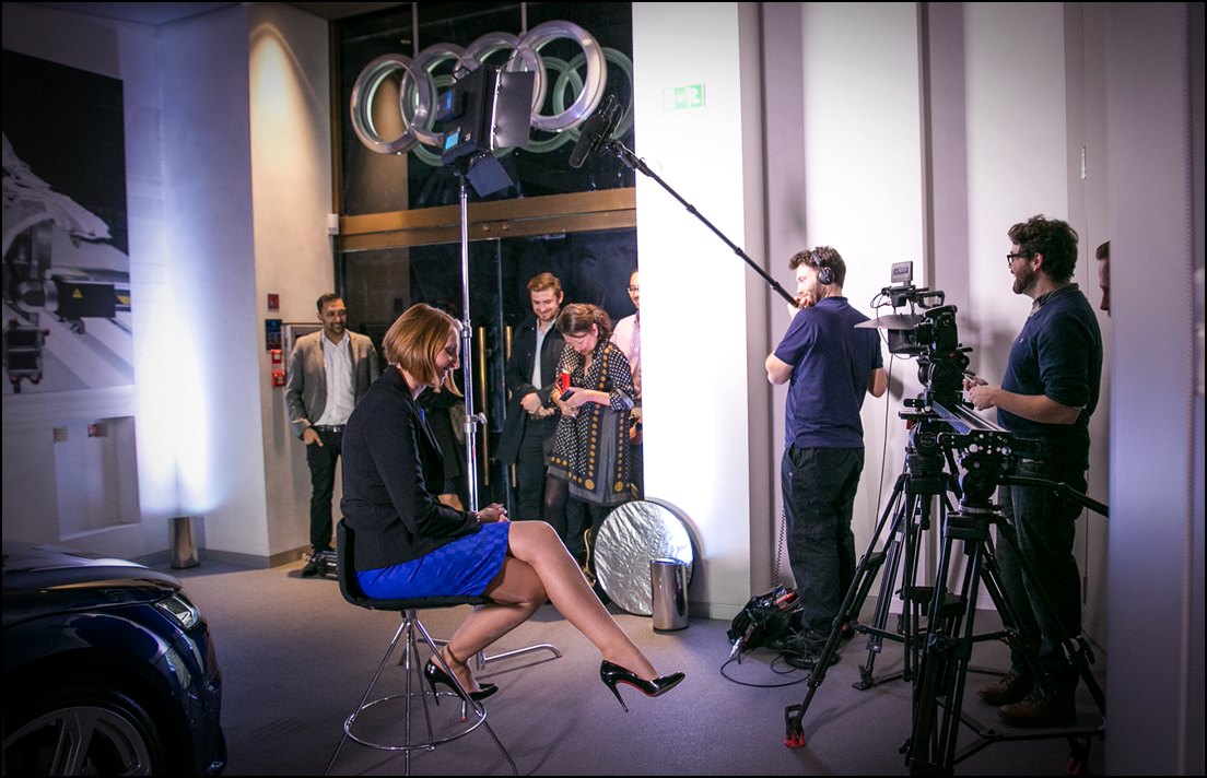 Audi/Samsung Press event